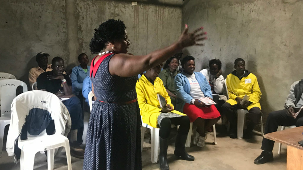 CSR Africa training about sexual harassment