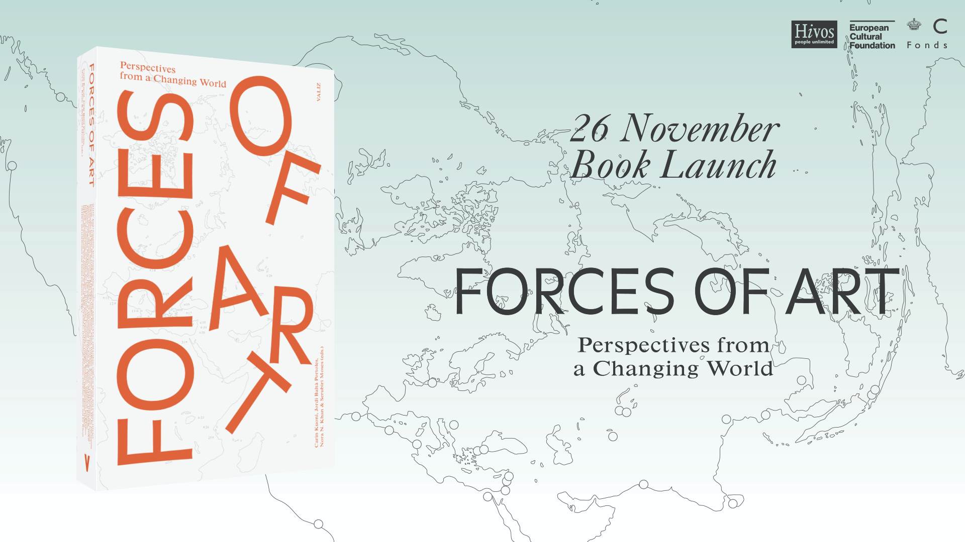 Forces of Art book launch flyer